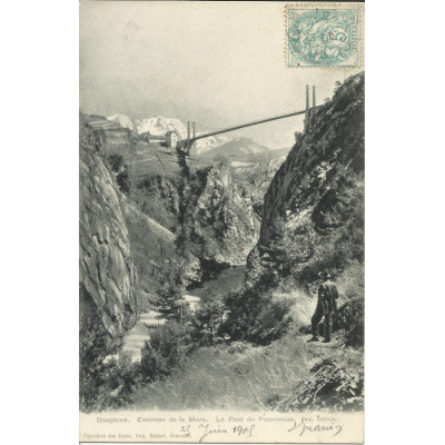 CPA: Le PONT de PONSONNAS, Années 1900.