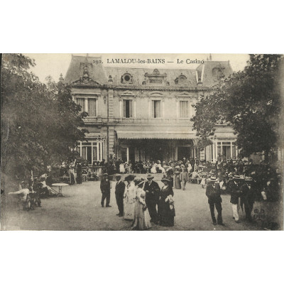 CPA: LAMALOU-les-BAINS, Le CASINO, années 1900