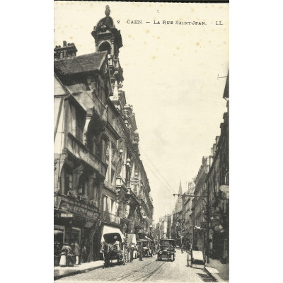 CPA: CAEN, La Rue SAINT-JEAN, Années 1910