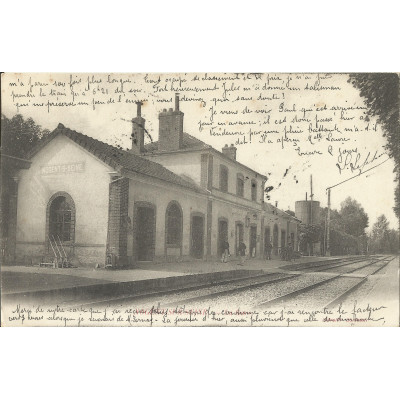 CPA: NOGENT-sur-SEINE, La GARE, vers 1900