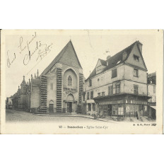  CPA: ISSOUDUN, Eglise SAINT-CYR, vers 1900