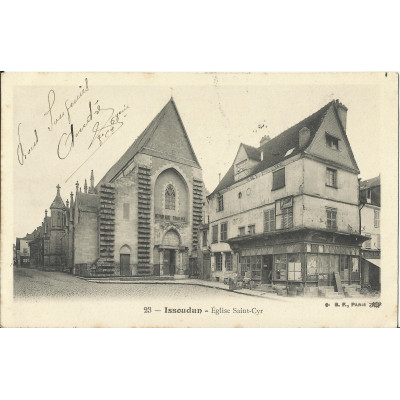  CPA: ISSOUDUN, Eglise SAINT-CYR, vers 1900