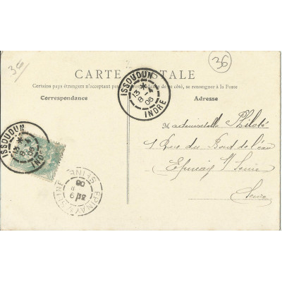  CPA: ISSOUDUN, Eglise SAINT-CYR, vers 1900
