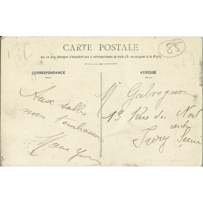 CPA: LES SABLES D'OLONNE, La PLAGE, vers 1910