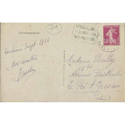 CPA: SCENES CHAMPETRES, La FILEUSE, vers 1930