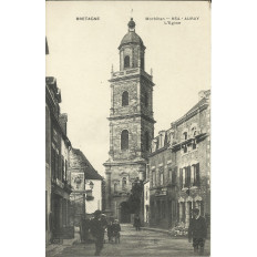 CPA: AURAY, L'EGLISE, vers 1900