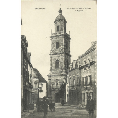 CPA: AURAY, L'EGLISE, vers 1900