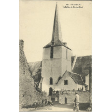 CPA: MUZILLAC,L'EGLISE de BOURG-PAUL, vers 1900