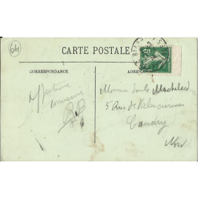 CPA: BIARRITZ, Le ROCHER de la VIERGE, vers 1910